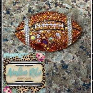 NEW Avalon Ritz Boutique Football Brooch